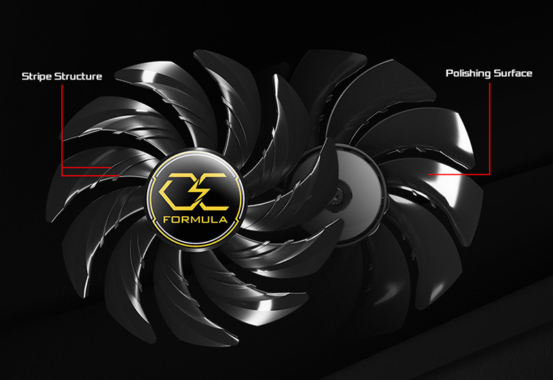 VGA Striped Axial Fan